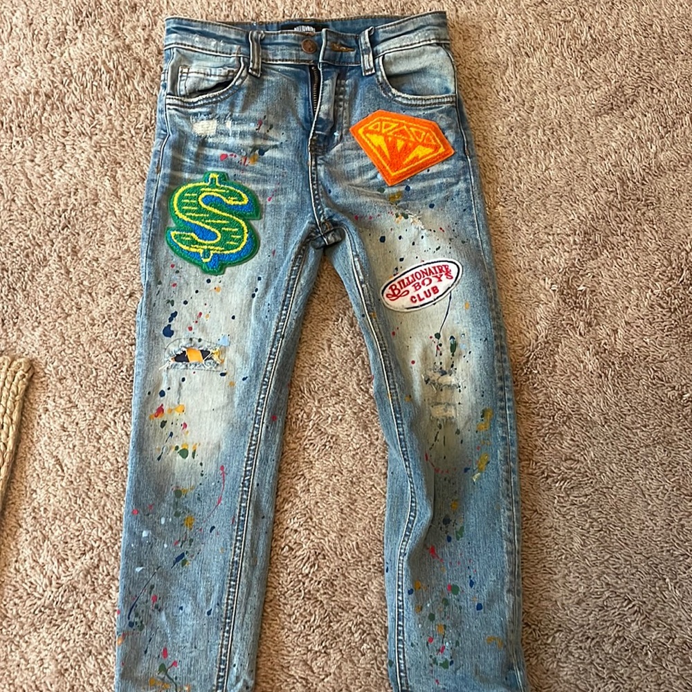 Size 7/8 boys billionaire boys club jeans